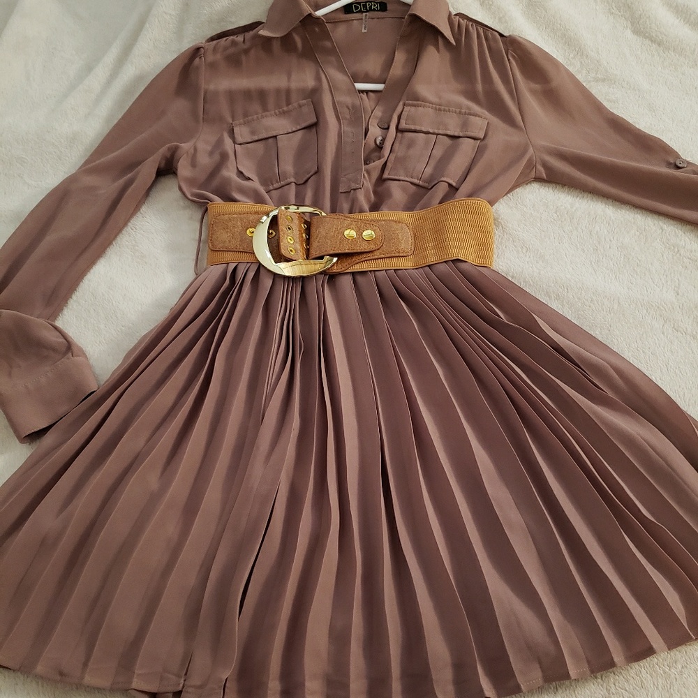Belted dress